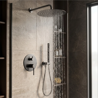 Unterputz-Duschset Foss Clif – Titan mit Box