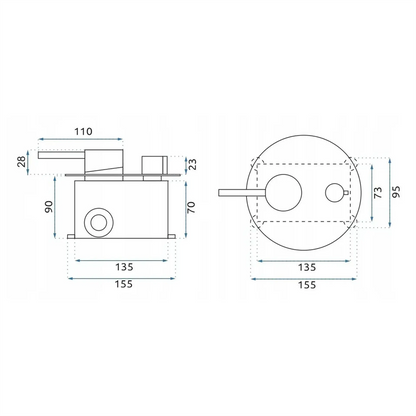 Unterputz-Duschset Argon – Chrom Matt mit Box