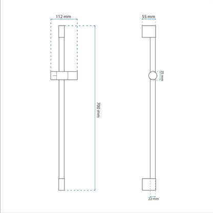 Brausehalter 01 – Titan