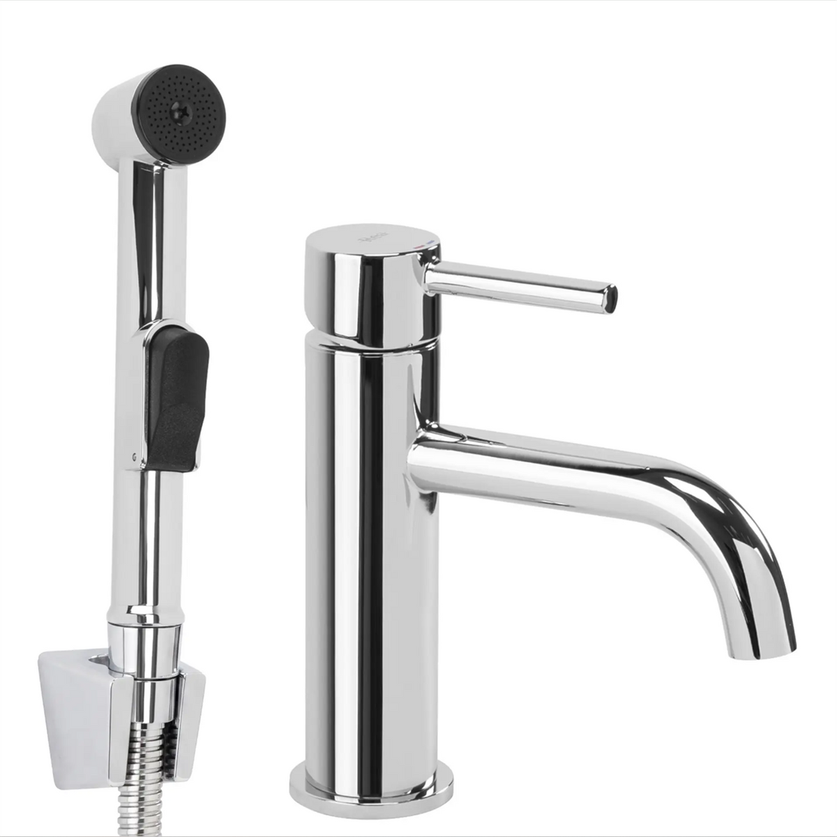 Waschtischarmatur mit Bidetta Lungo – Chrom