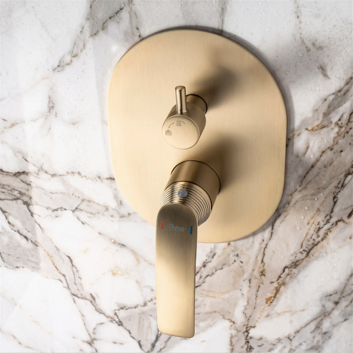Unterputz-Duschset Como M2 – Gold Matt mit Box