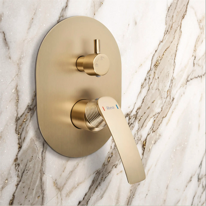 Unterputz-Duschset Como M2 – Gold Matt mit Box