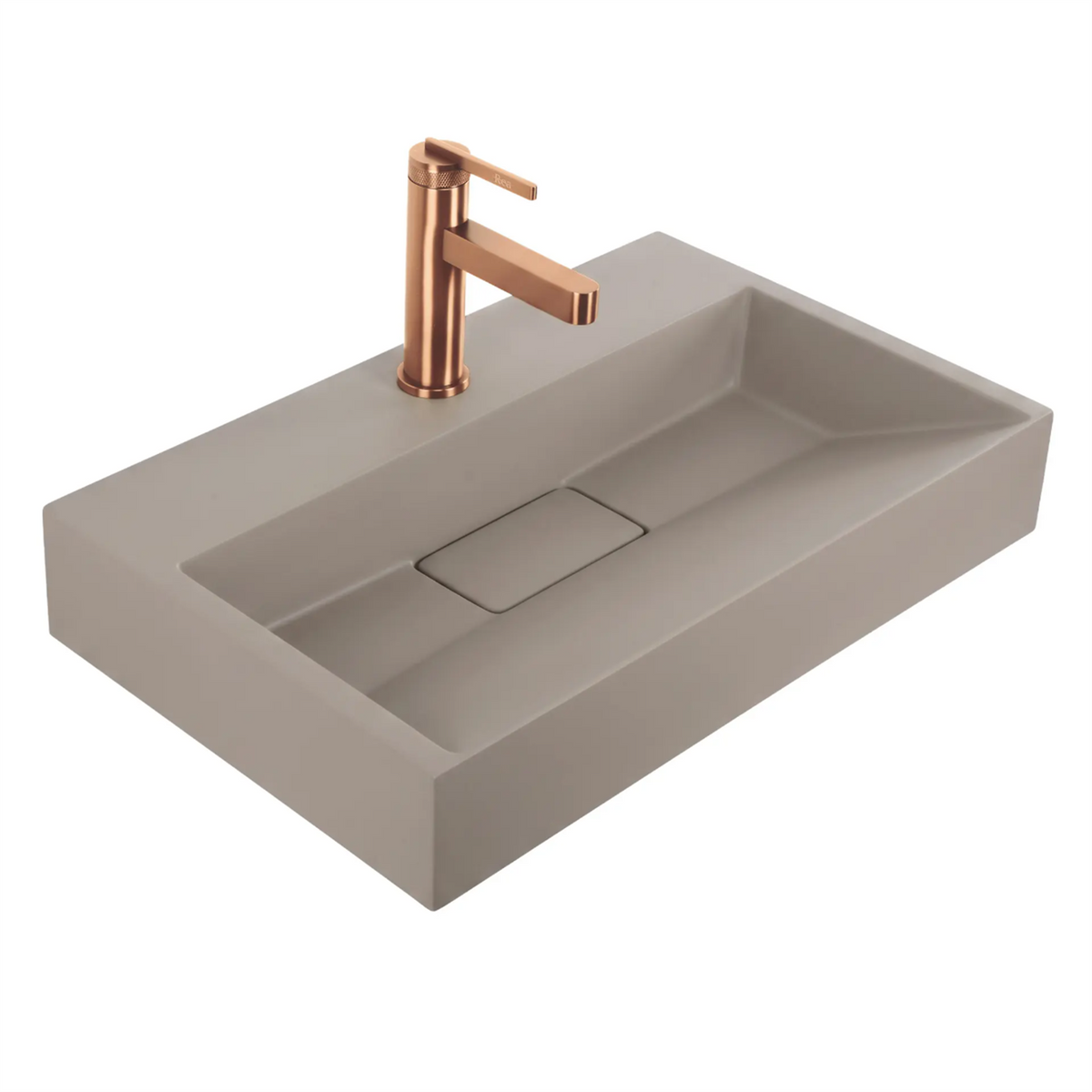 Waschbecken Goya – Beige Matt 50× 37 cm