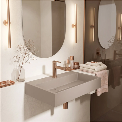 Waschbecken Goya – Beige Matt 50× 37 cm
