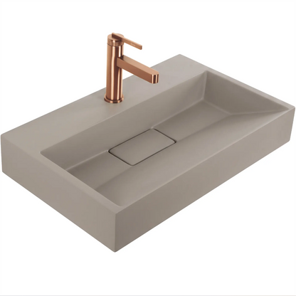 Waschbecken Goya – Beige Matt 60 × 37 cm