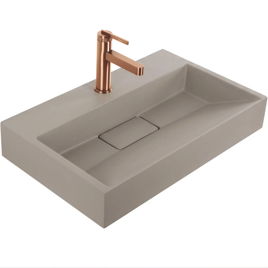 Waschbecken Goya – Beige Matt 60 × 37 cm