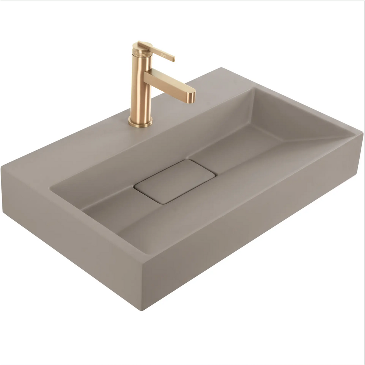 Waschbecken Goya – Beige Matt 60 × 37 cm