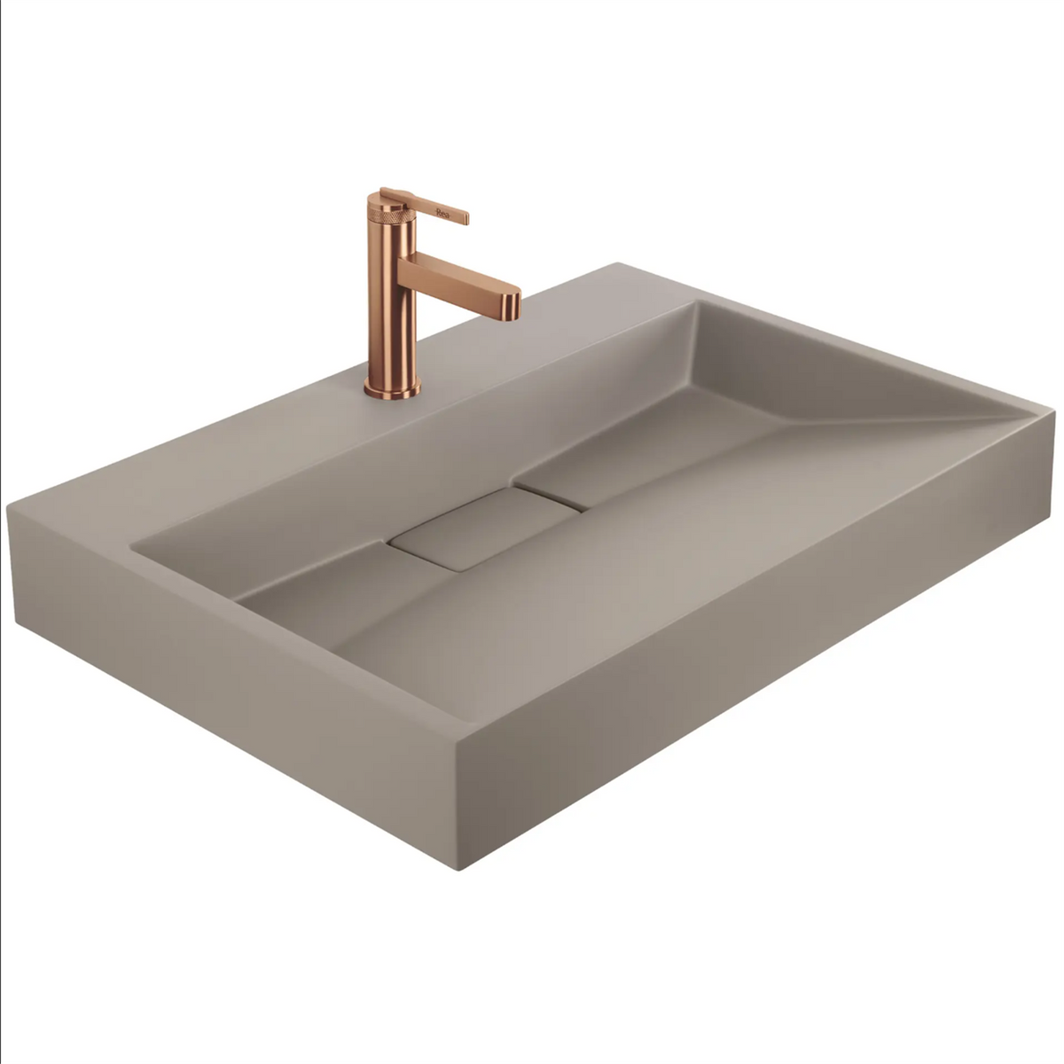 Waschbecken Goya – Beige Matt 70 × 46 cm