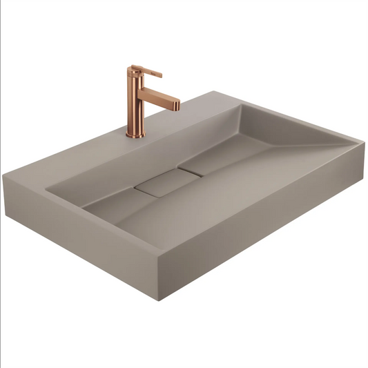 Waschbecken Goya – Beige Matt 70 × 46 cm
