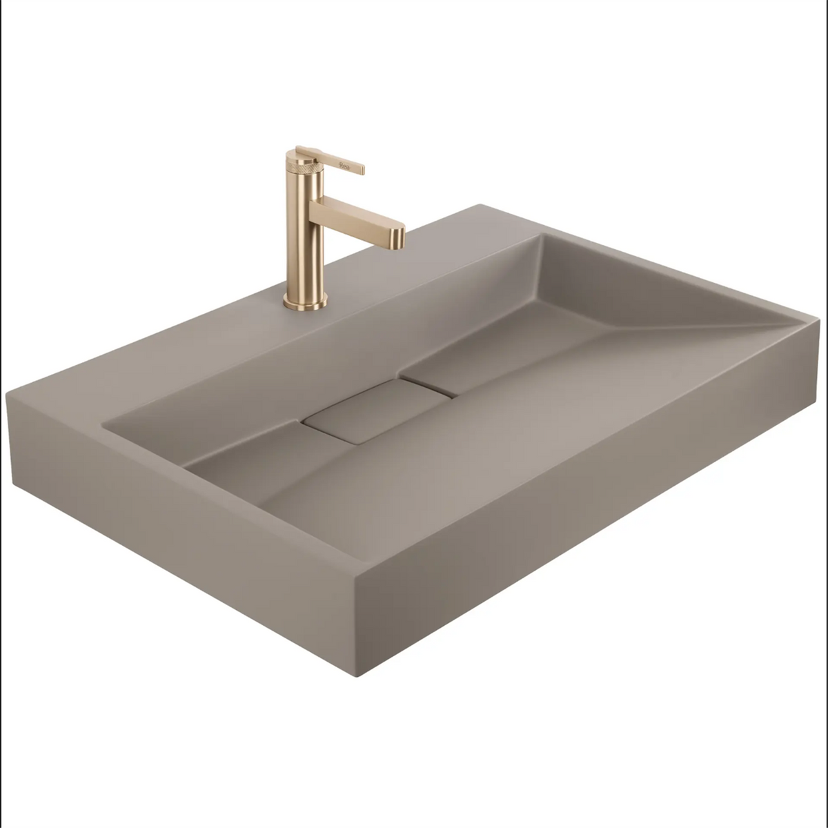 Waschbecken Goya – Beige Matt 70 × 46 cm