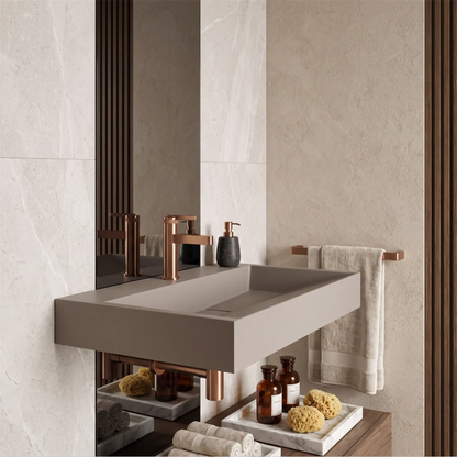 Waschbecken Goya – Beige Matt 70 × 46 cm