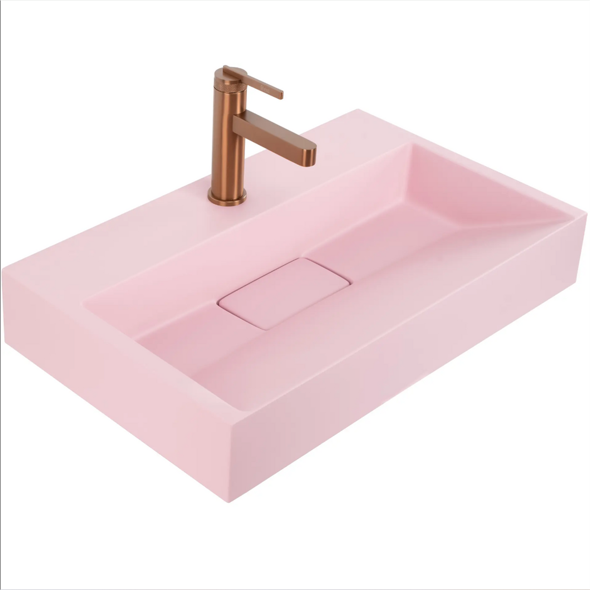 Waschbecken Goya – Rosa Matt 50 × 37 cm
