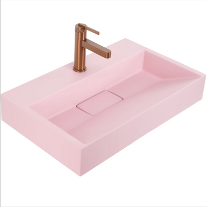 Waschbecken Goya – Rosa Matt 50 × 37 cm