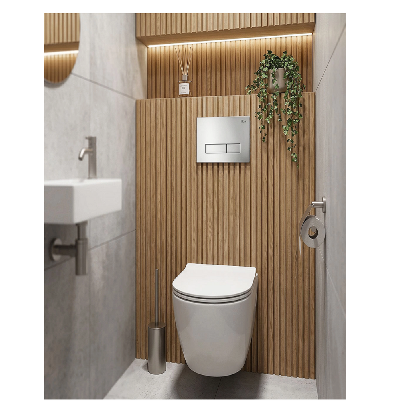 Vorwandelement für WC K011A-Q  HD Satin