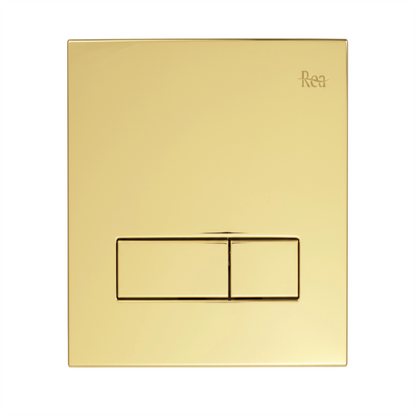 Unterputz-WC-Gestell Set Slim 024N – Gold HD Drückerplatte