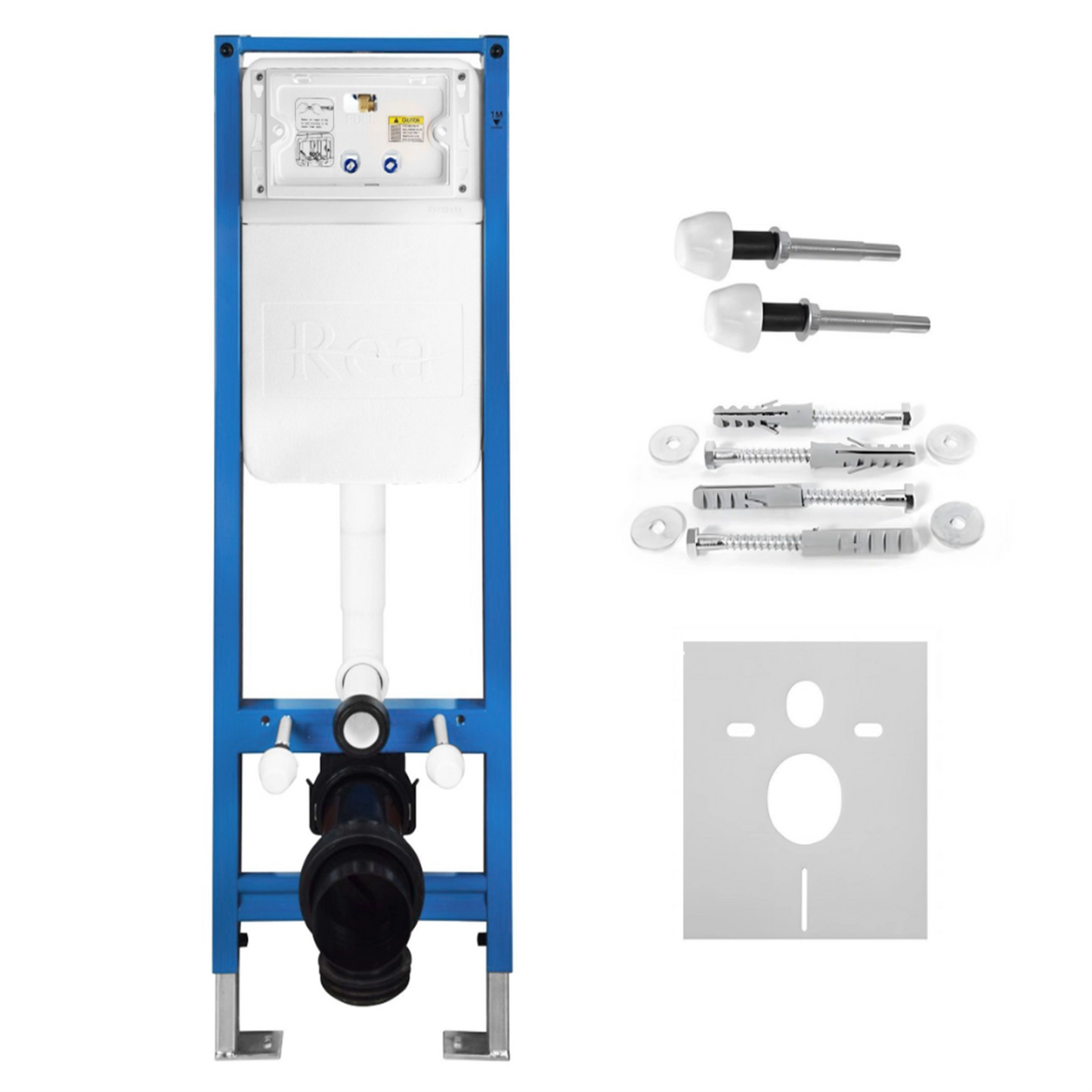 Unterputz-WC-Gestell Set Slim 024N – Satin HD Drückerplatte