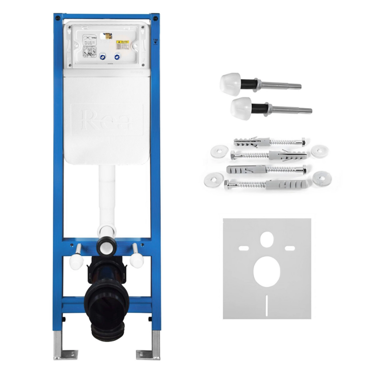 Unterputz-WC-Gestell Set Slim 024N – Titan HD Drückerplatte