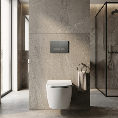 Unterputz-WC-Gestell Set Slim 024N – Titan HD Drückerplatte