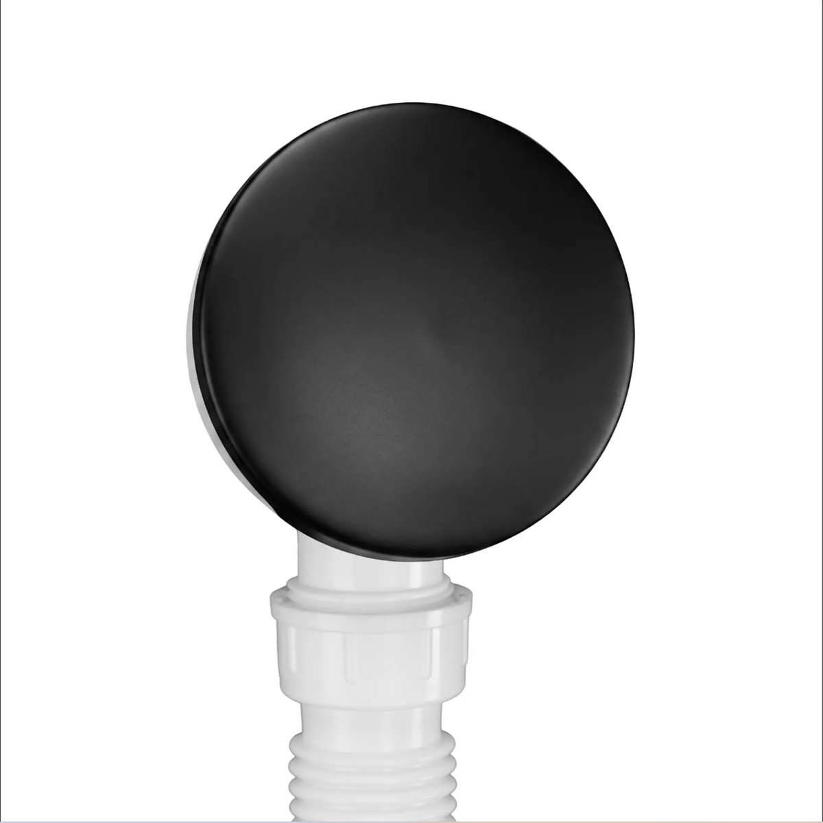 Badewannensiphon Klick-Klack – Schwarz Matt