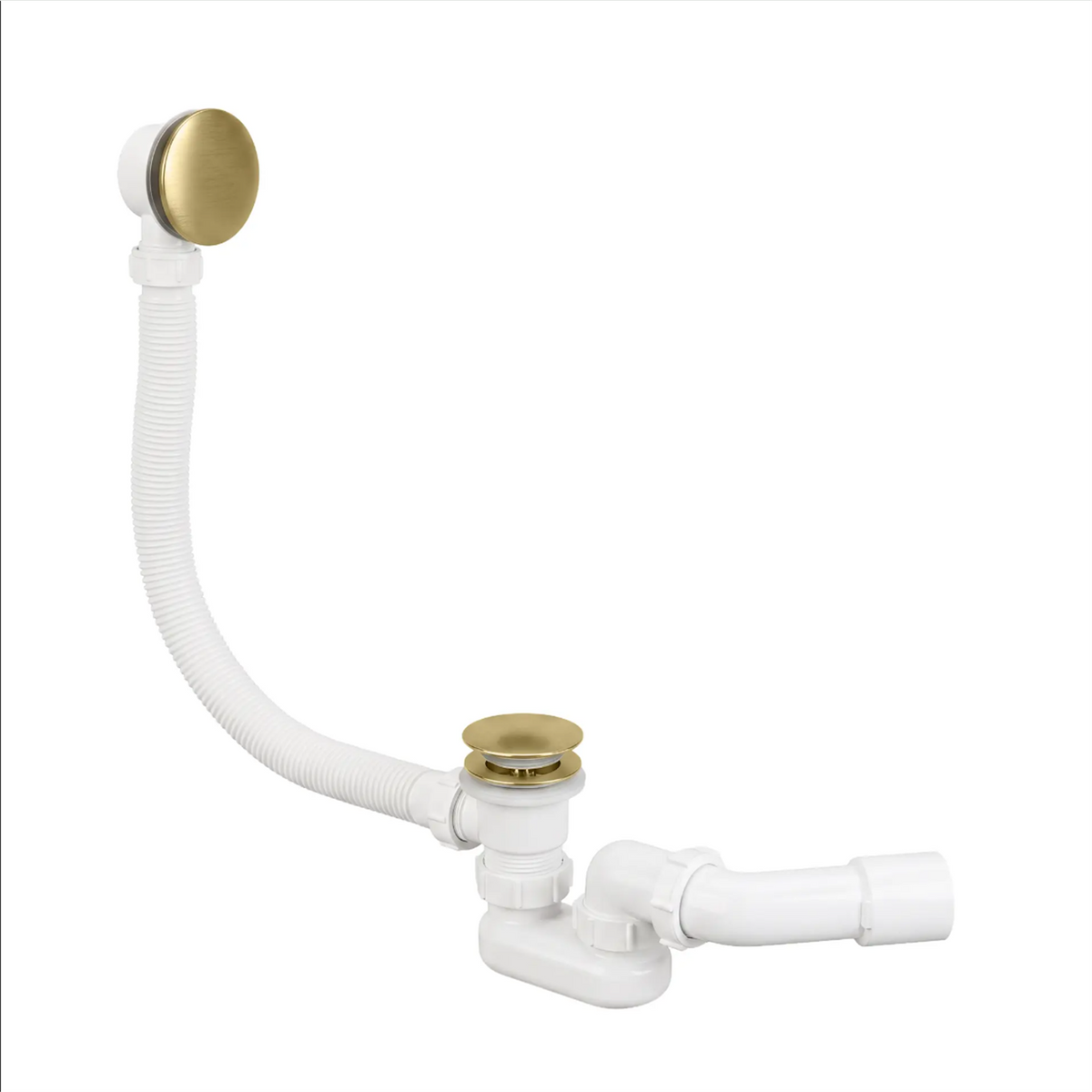 Badewannensiphon Klick-Klack – Gold Matt