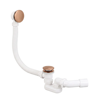 Badewannensiphon Klick-Klack – Kupfer Matt
