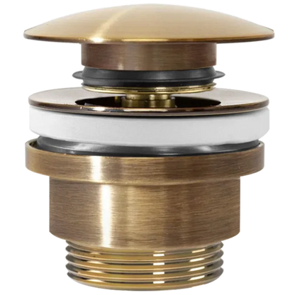 Ablaufgarnitur Gold Matt Vintage