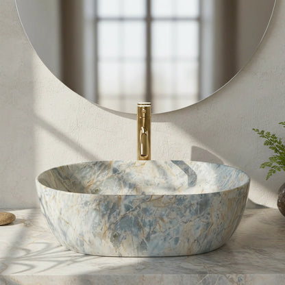 Aufsatzwaschbecken Amelia Ruststone 48x34,5cm