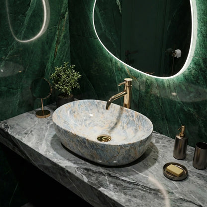 Aufsatzwaschbecken Amelia Ruststone 48x34,5cm