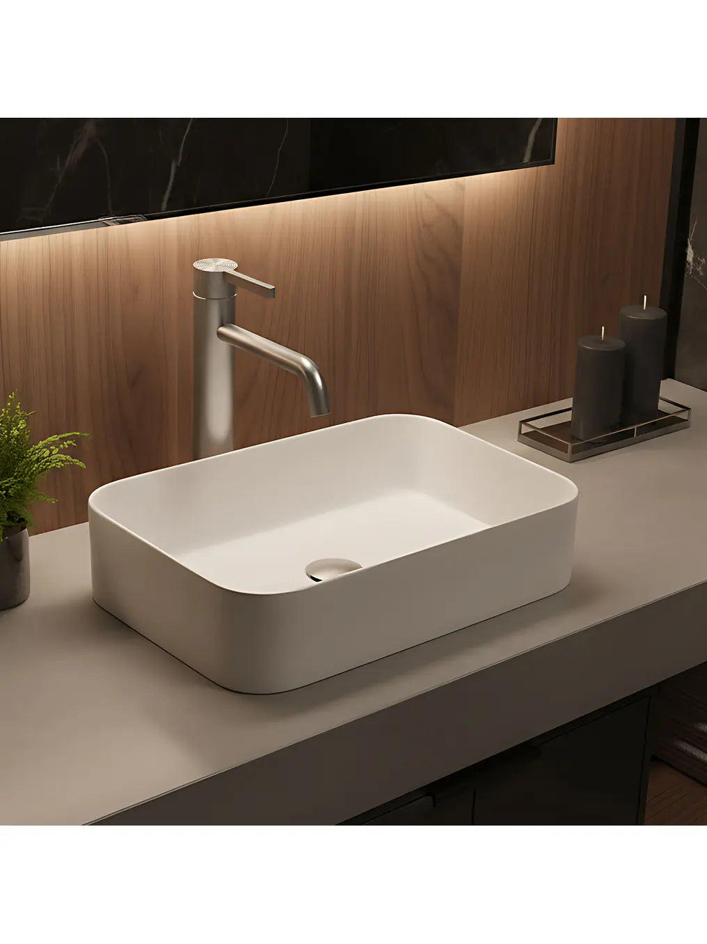 Armatur Foster Chrom Matt High