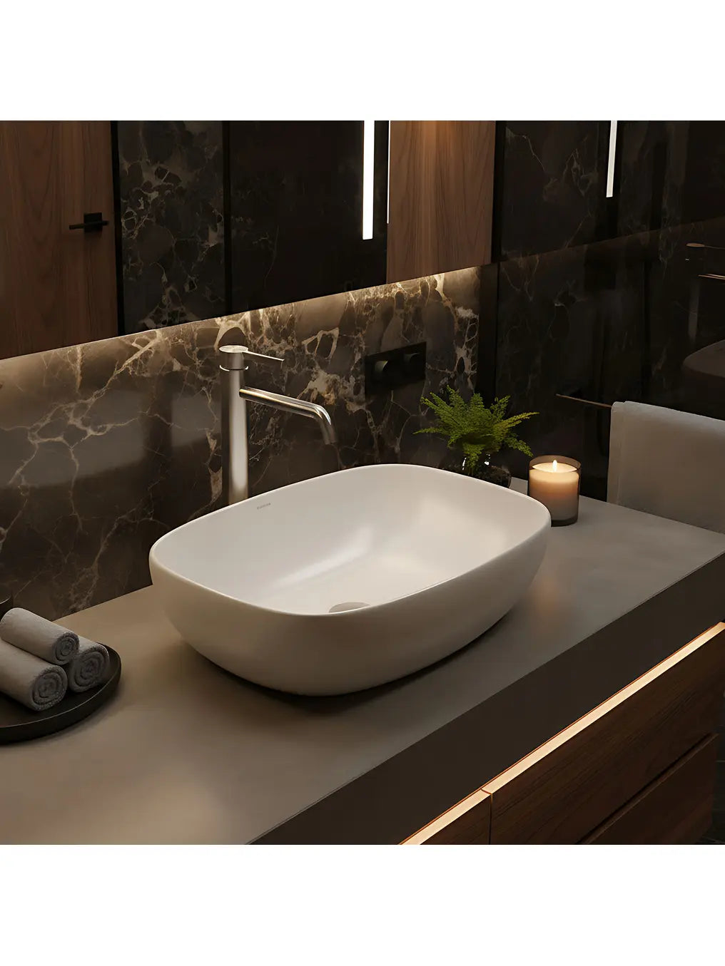 Armatur Foster Chrom Matt High