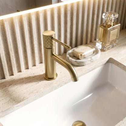 Armatur Lungo Diamond Low Gold Matt