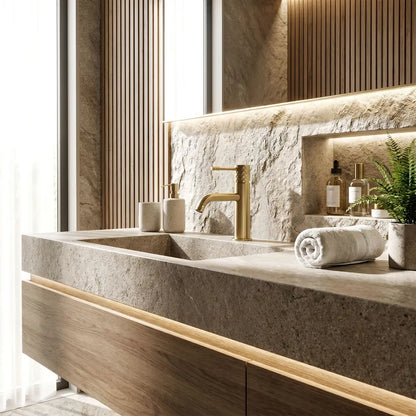 Armatur Lungo Diamond Low Gold Matt