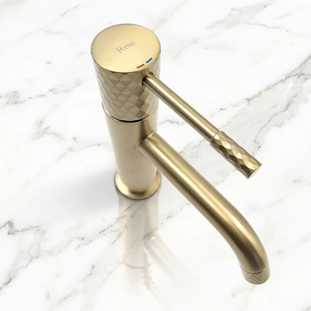 Armatur Lungo Diamond Low Gold Matt