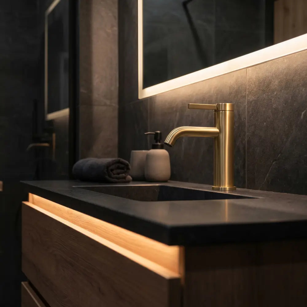 Armatur Rivo Low Gold Matt