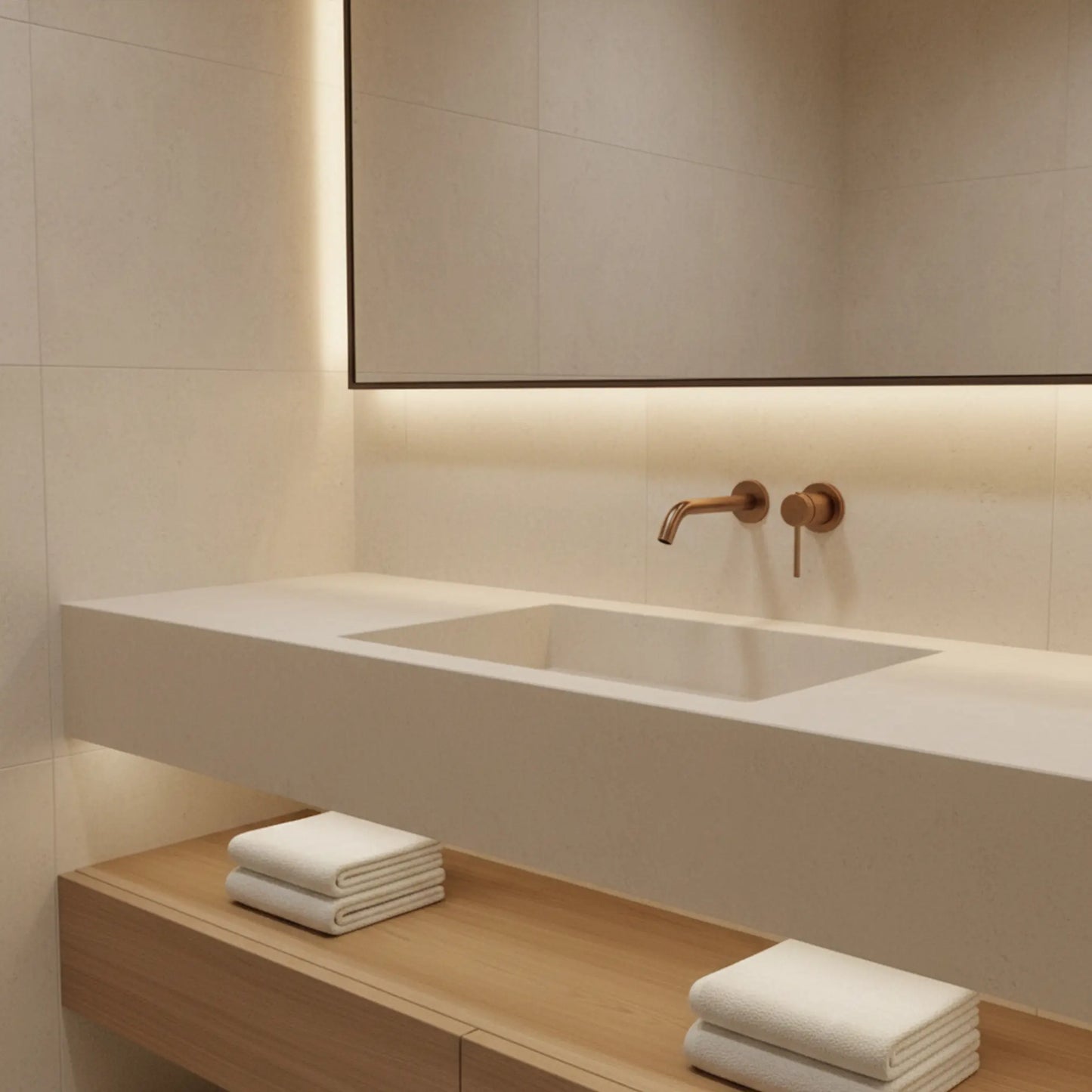 Armatur Unterputz Clif Kupfer Matt