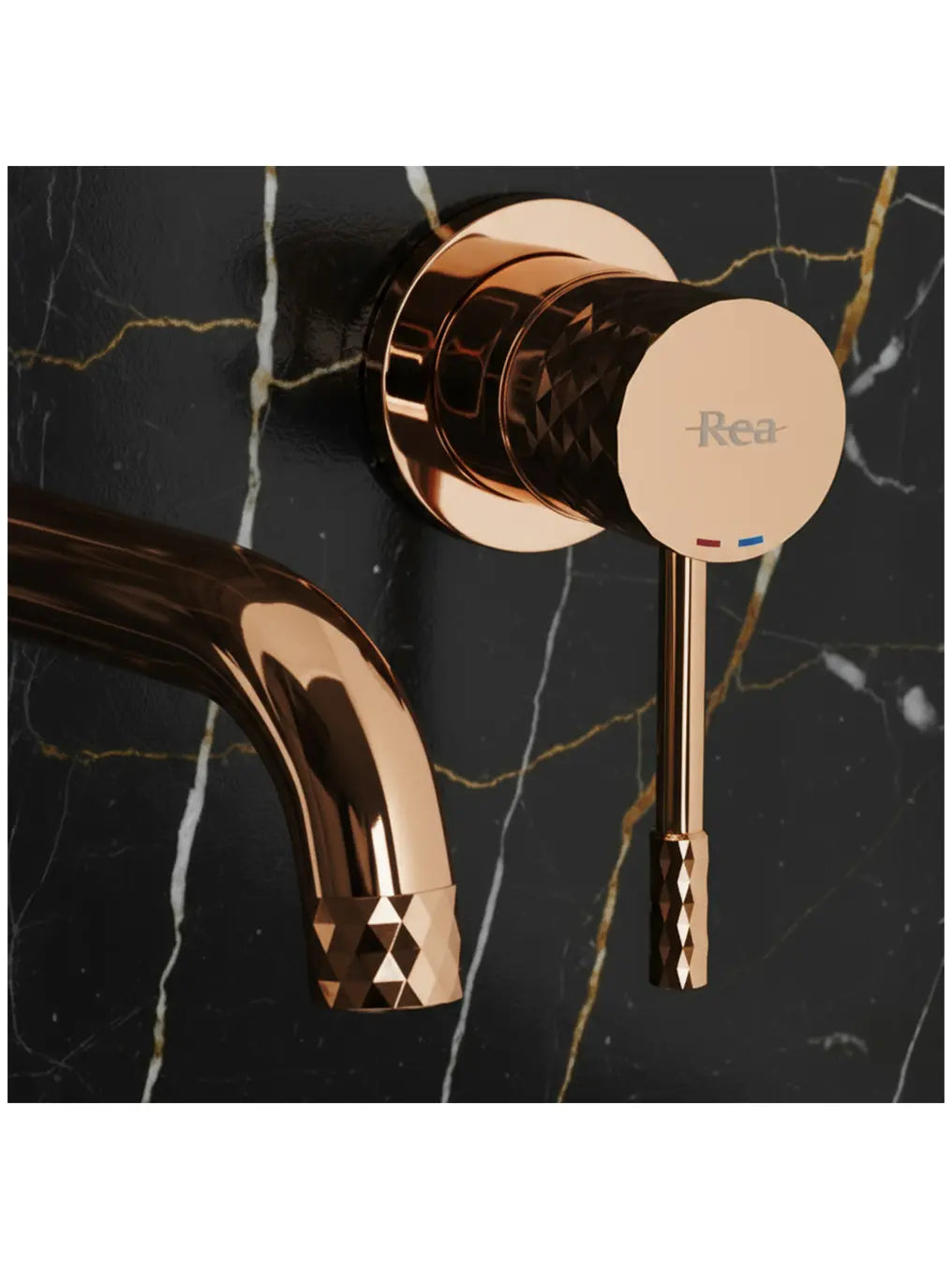 Unterputzarmatur Diamond Kupfer