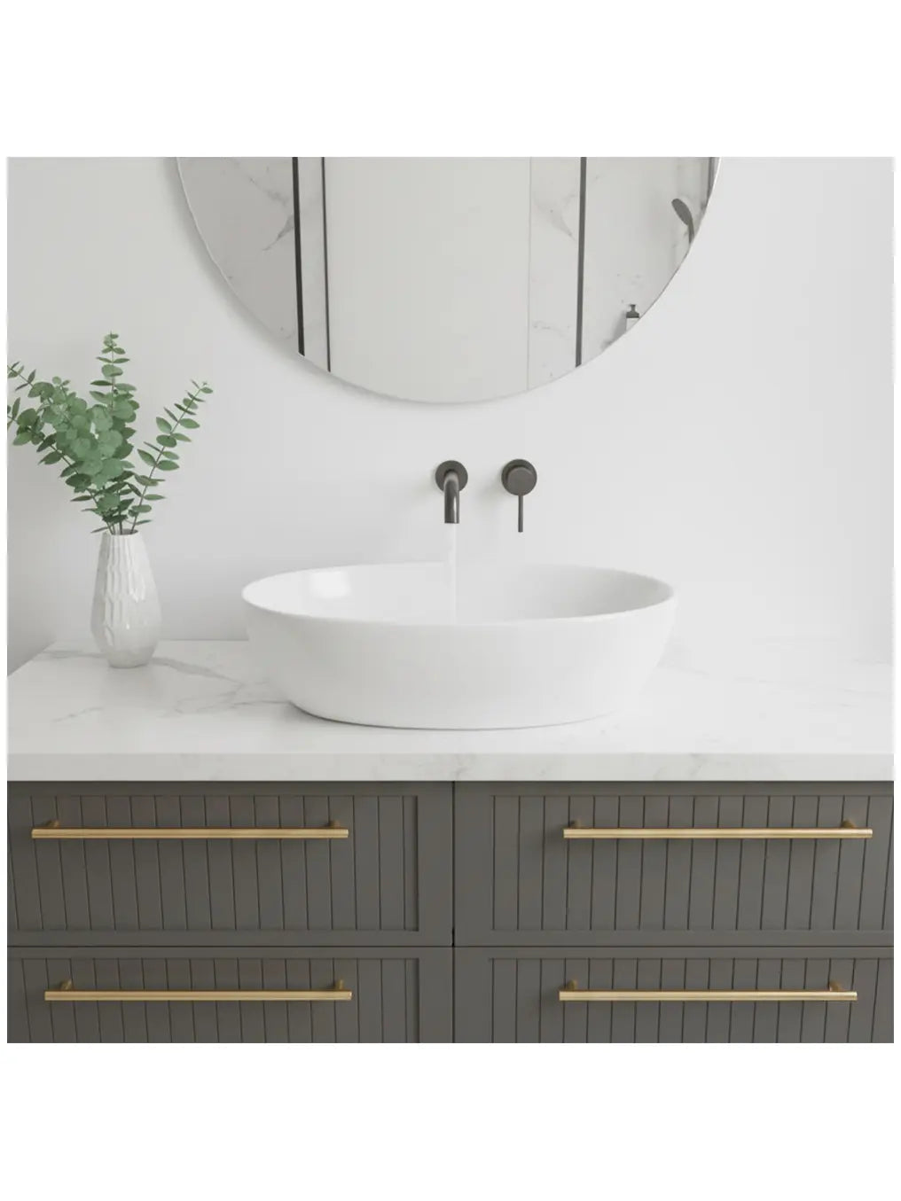 Armatur Unterputz Lungo Titan Matt