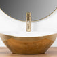 Aufsatzwaschbecken Sofia Gold Weiß 41x34,5cm