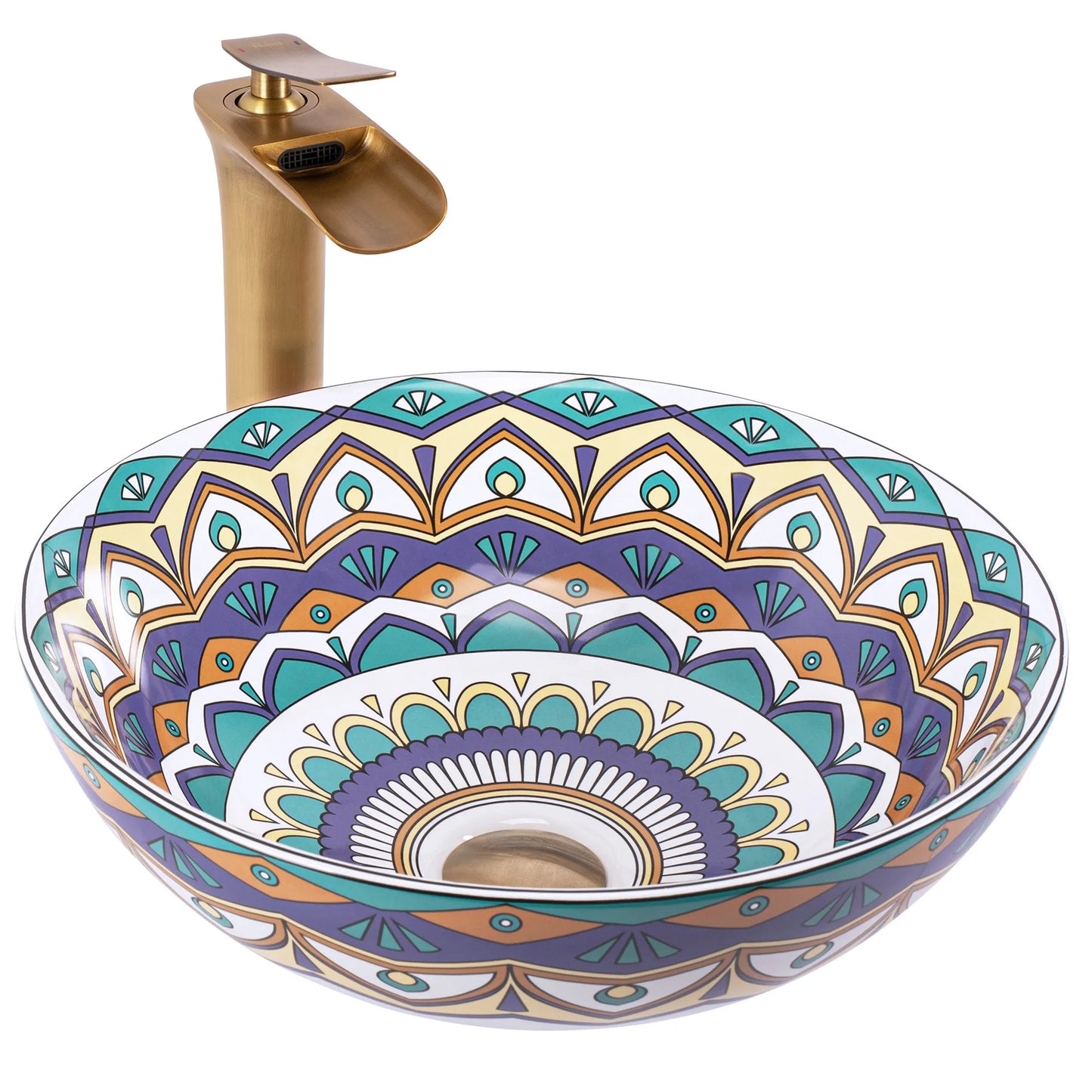 Aufsatzwaschbecken Aztec ∅ 40cm