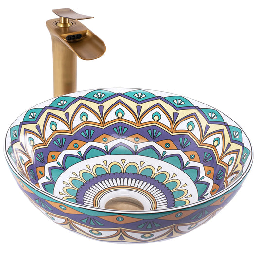 Aufsatzwaschbecken Aztec ∅ 40cm
