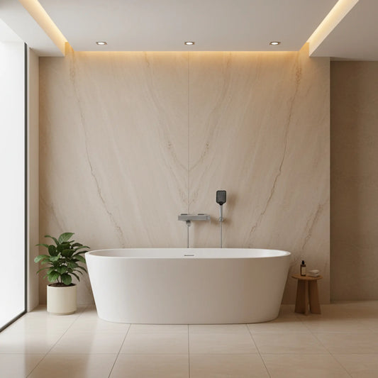 Badewannenarmatur Arlo Chrom Matt