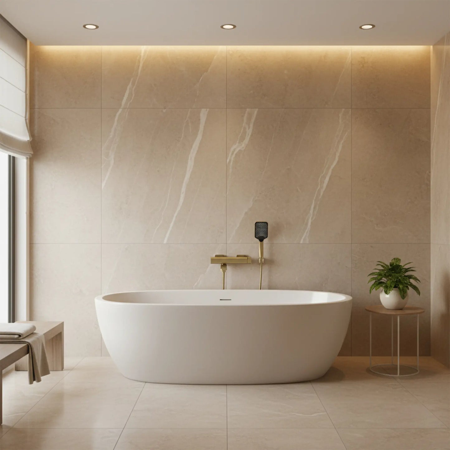 Badewannenarmatur Arlo Gold Matt