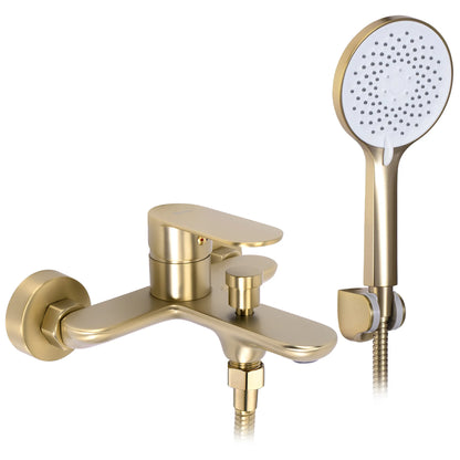 Badewannenarmatur Drop Gold Matt