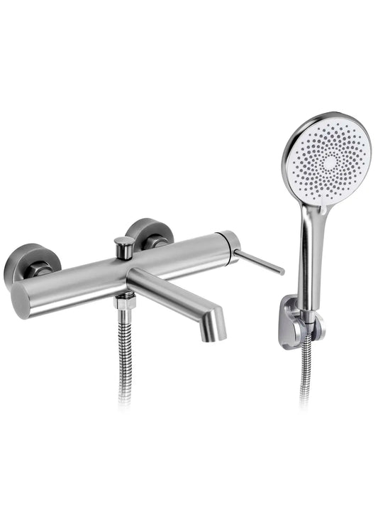 Badewannenarmatur Foss Chrom Matt