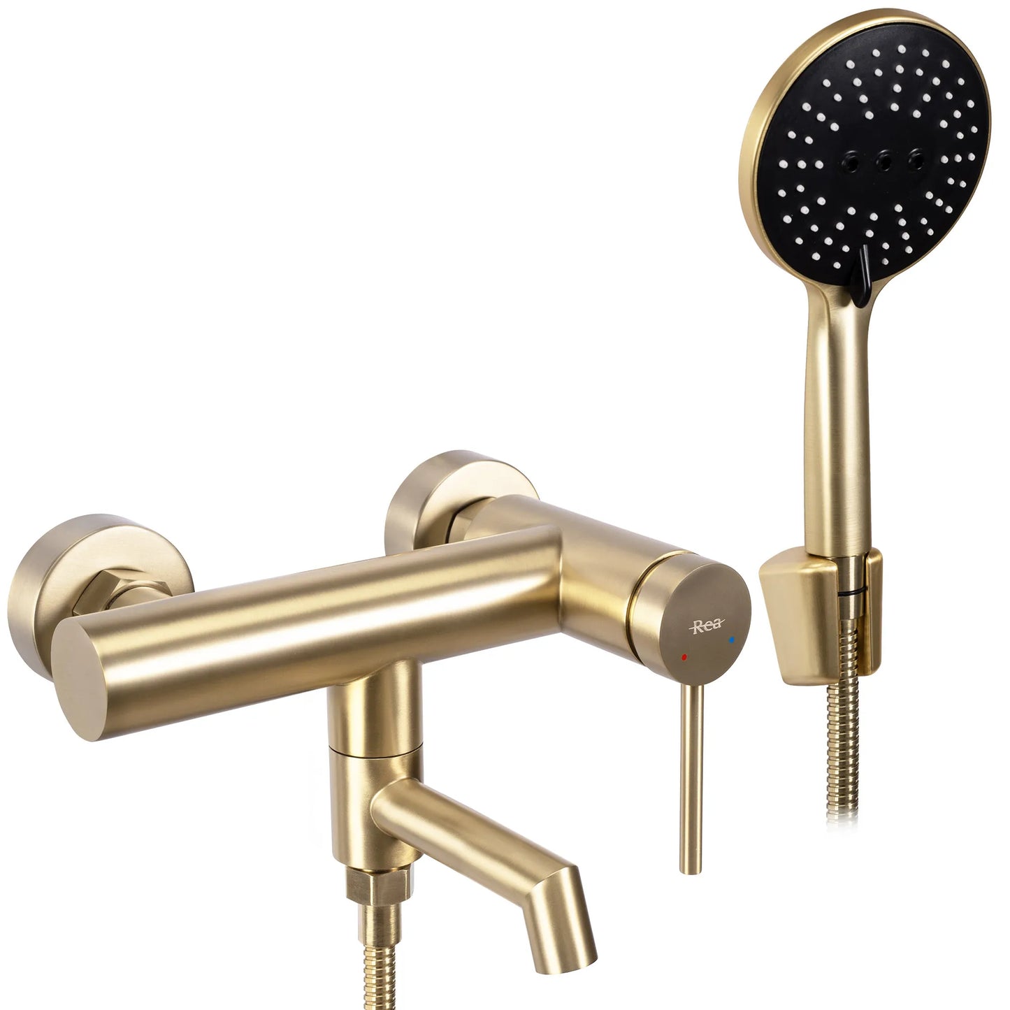 Badewannenarmatur Foss Gold Matt