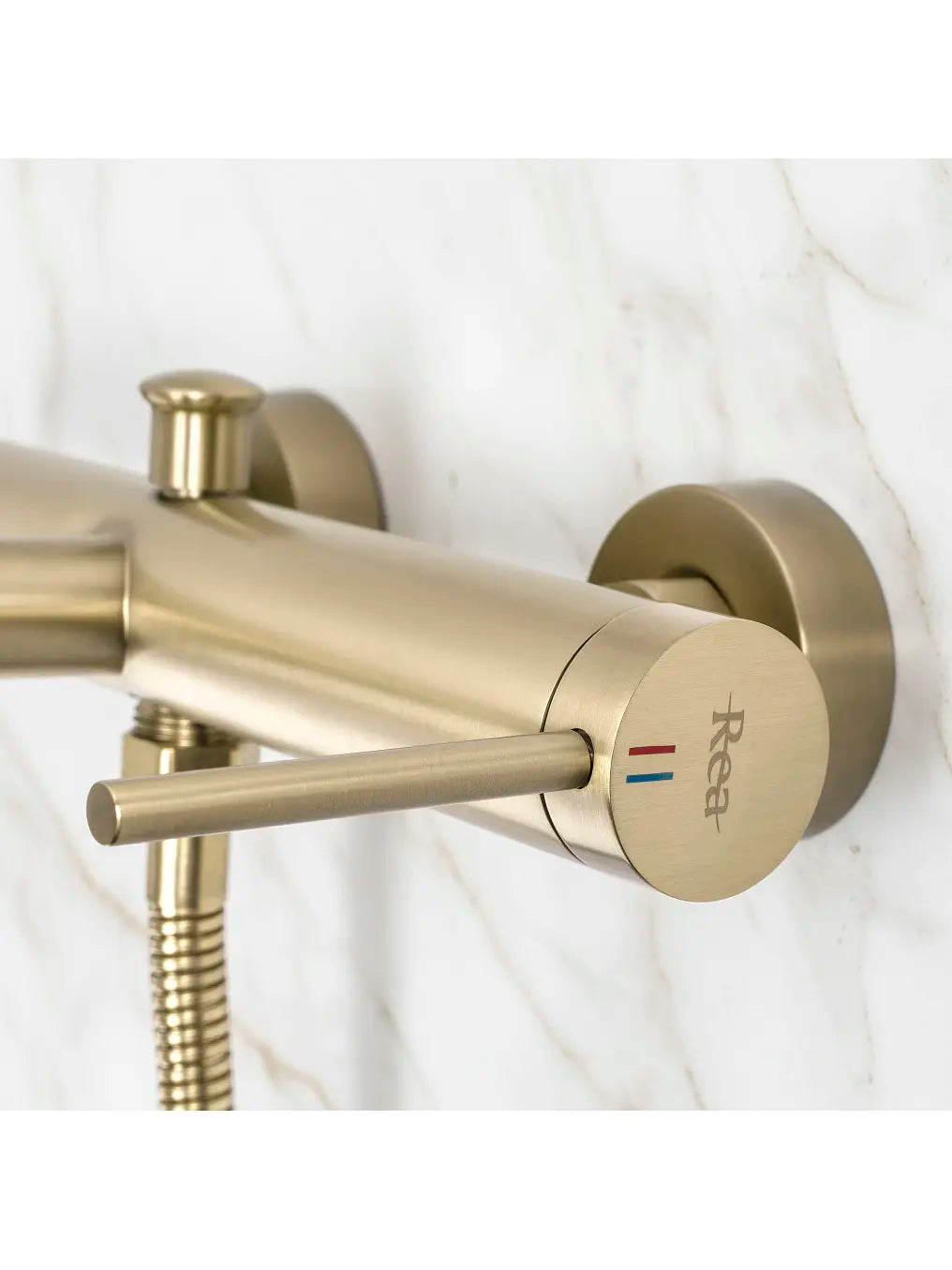 Badewannenarmatur Foss Gold Matt