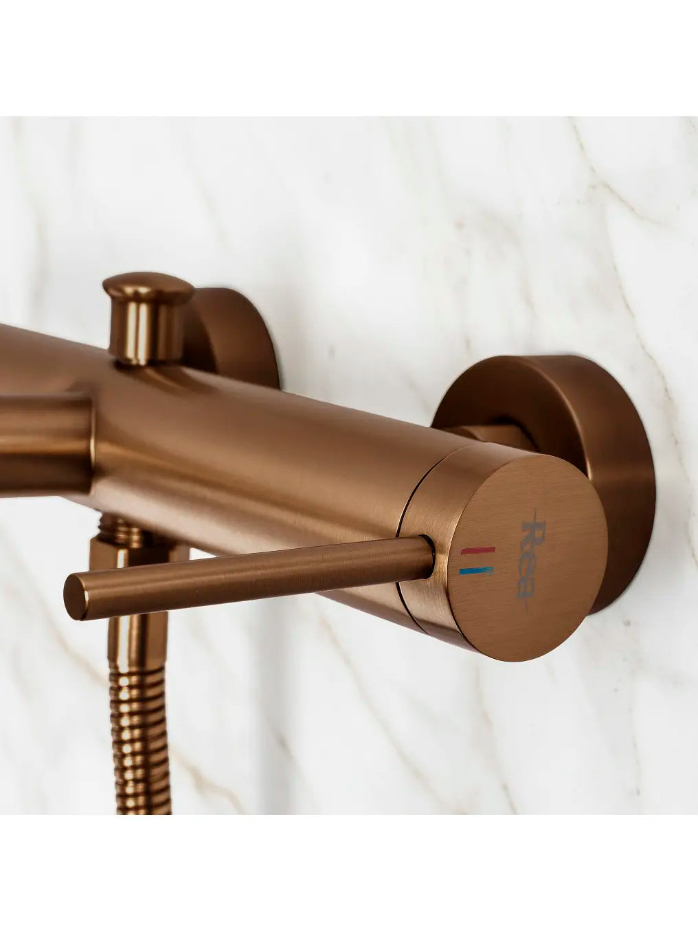 Badewannenarmatur Foss Kupfer Matt