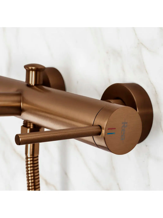 Badewannenarmatur Foss Kupfer Matt