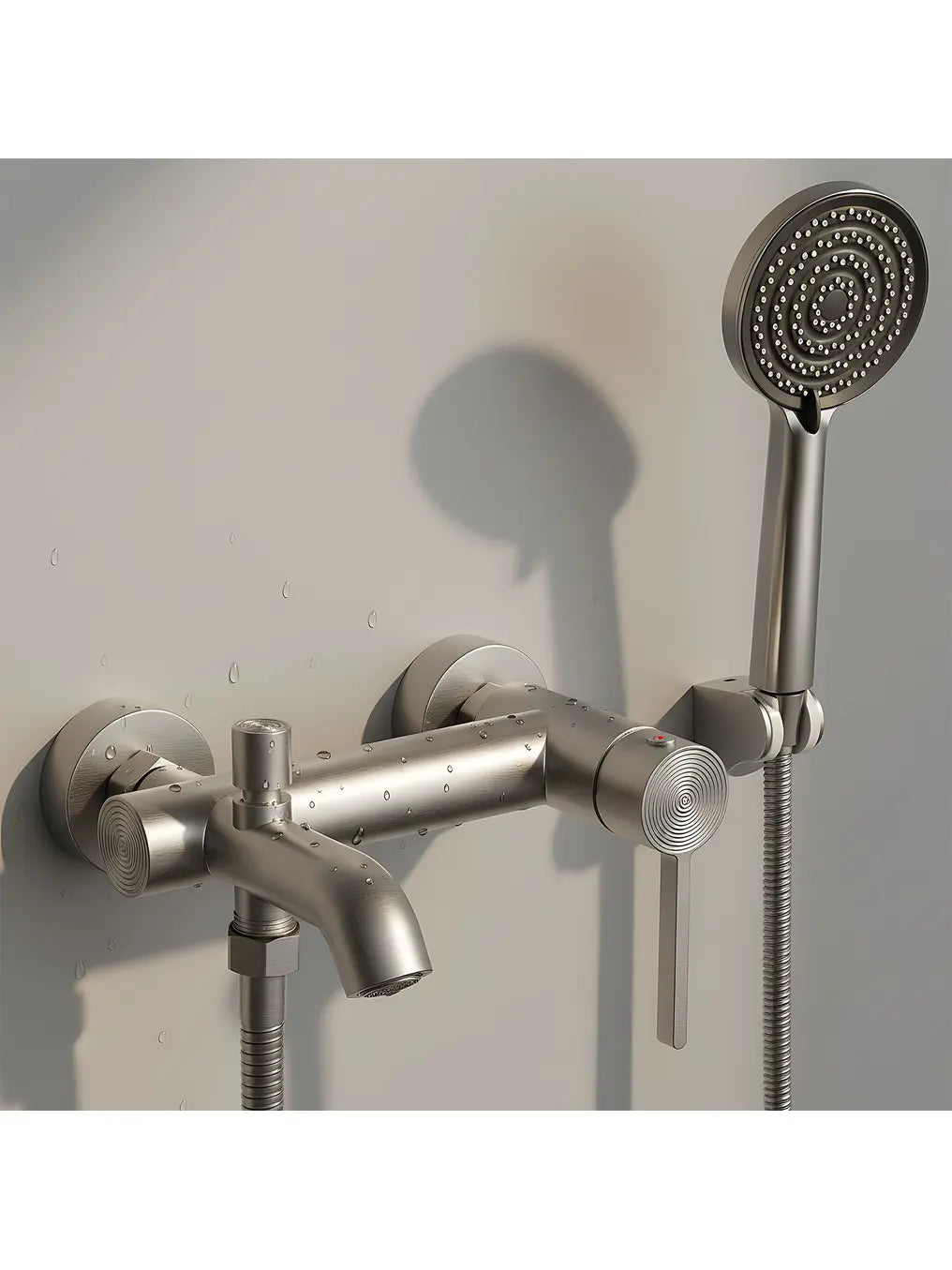 Badewannenarmatur Foster Chrom Matt