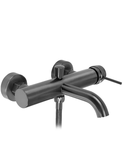 Badewannenarmatur Lungo Grip Titan Matt